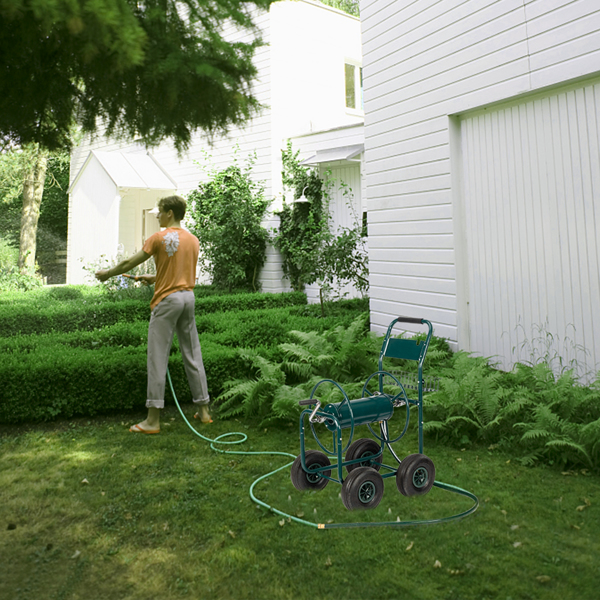 97*53*100cm 绿色 铁 水管车-18