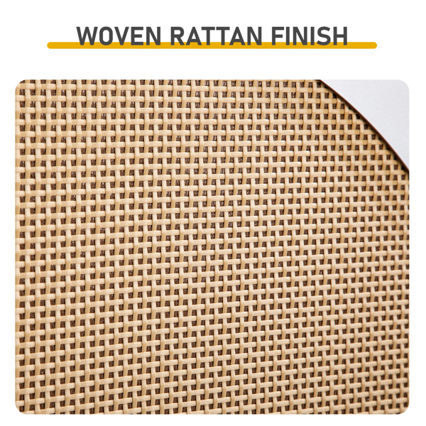 藤面3翻斗 鞋柜 刨花板 54*24*135 cm  白色-7