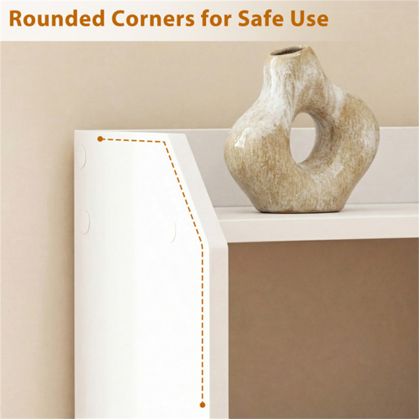 3层台式存储架，用于家庭办公室的凸起护栏防坠落桌面收纳器-6