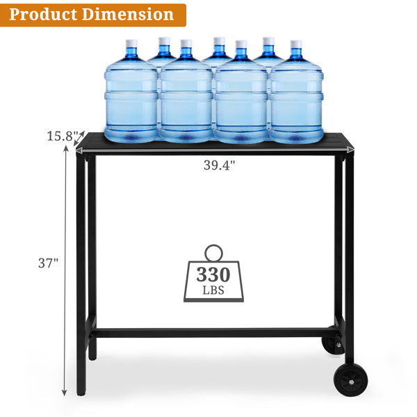 【替换92798956】黑色 带轮  铁 40 inch 庭院吧桌-9