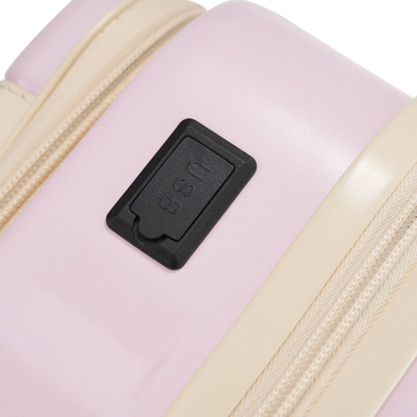 前开式三件套行李箱，硬壳登机箱带USB接口，可扩展行李箱，配有手提包、万向轮和TSA密码锁--不支持self-pick up且不支持指定仓库发货-14