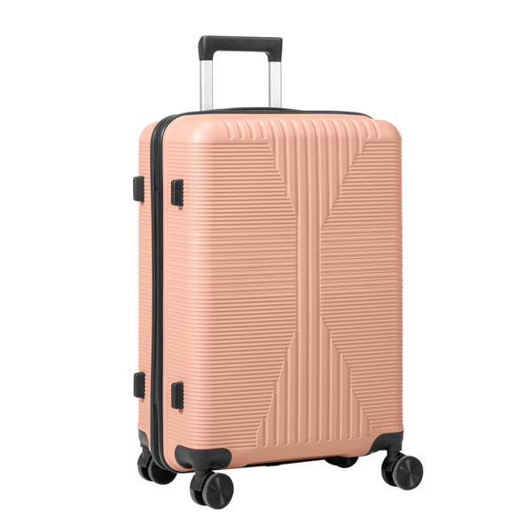 非TSA海关锁单个24寸 PP拉杆箱 24in PP 粉色-21