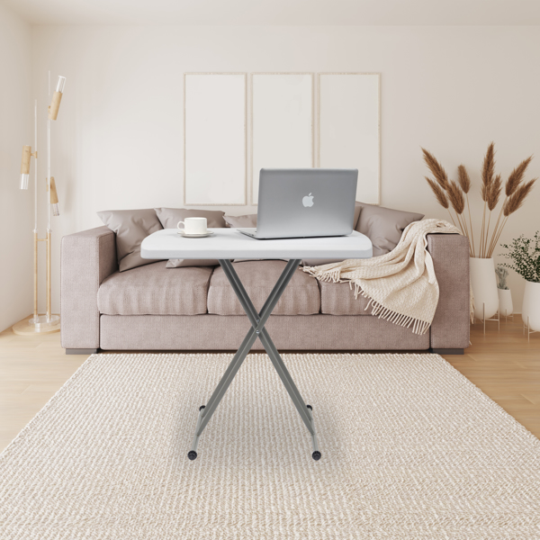 【替换59374361】30*20in 白色 可升降 庭院塑料折叠桌-23