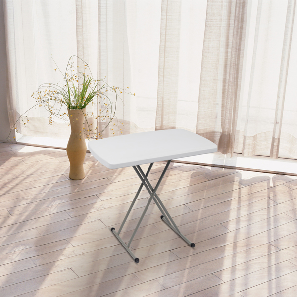 【替换59374361】30*20in 白色 可升降 庭院塑料折叠桌-22