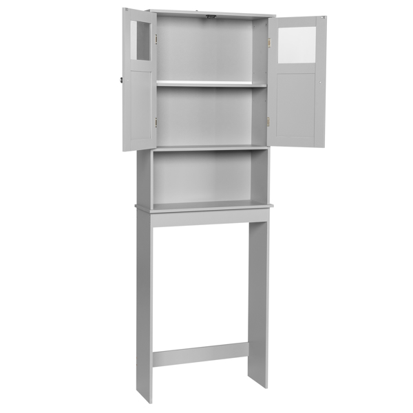 灰色 密度板喷漆 60*22*170cm 双门 马桶柜-2