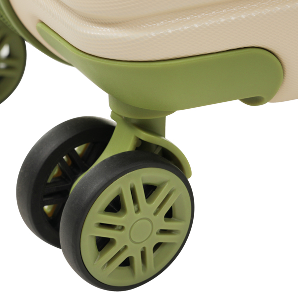 四件套行李箱套装，ABS硬壳轻便可扩展旅行箱，配有4个收纳袋、TSA密码锁和万向轮，男女皆宜（16/20/24/28英寸）--不支持self-pick up且不支持指定仓库发货-15