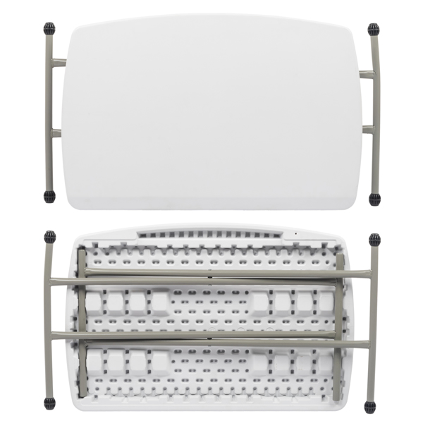 【替换59374361】30*20in 白色 可升降 庭院塑料折叠桌-34