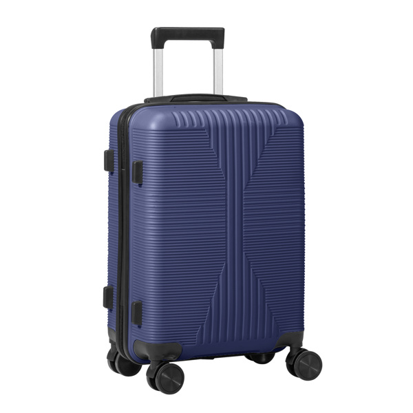 非TSA海关锁单个20寸 PP拉杆箱 20in PP 藏青色-9