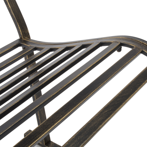 【替换66934556】22.5in 靠背箭头造型 黑色刷金 铁摇椅-18