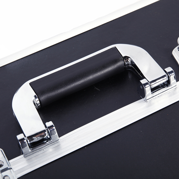 【SM】四合一铝合金拉杆化妆箱纹绣箱 黑色-14