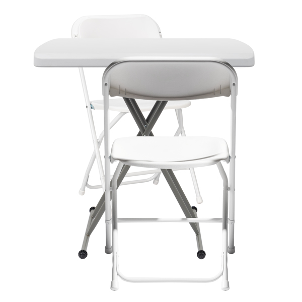 【替换59374361】30*20in 白色 可升降 庭院塑料折叠桌-8