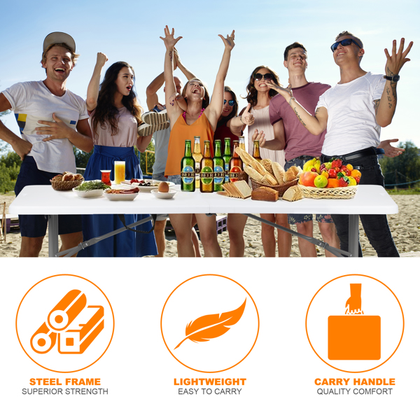 【替换82618525】6FT户外庭院可折叠长桌-14