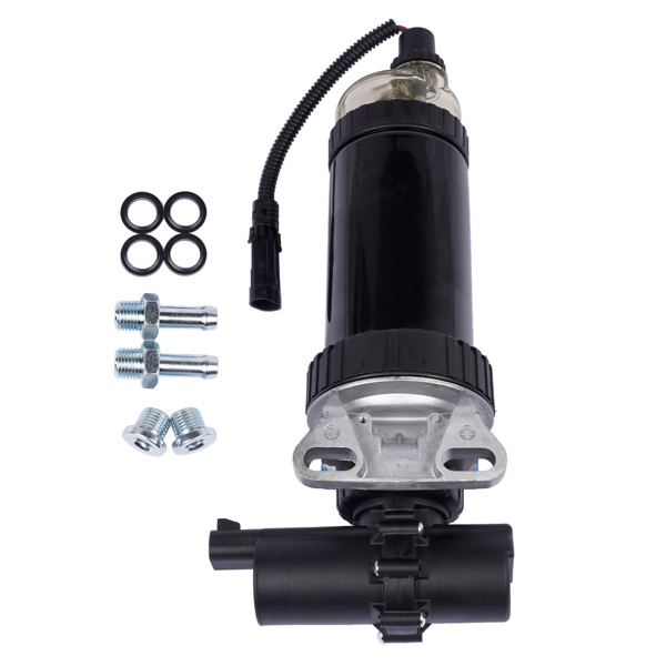 滤清器总成 12V Fuel Filter Pump Assy Replacement for John Deere 210LJ 310J 310TJ 410J RE569926 RE559944 RE530385-6