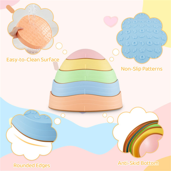 儿童防滑踏板，5号平衡石，带室内外储物袋-6