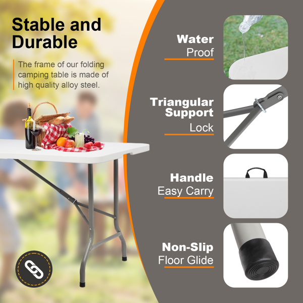 【替换82618525】6FT户外庭院可折叠长桌-16