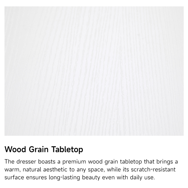 白色  P2刨花板  120*40*80cm  三层七抽 抽屉柜 现代 1pcs-13