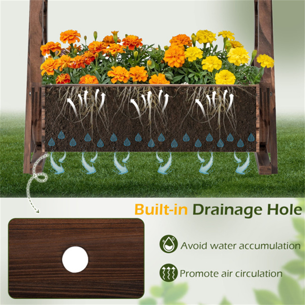 双层立式花园床，烧光半轮婚礼装饰花盆-6