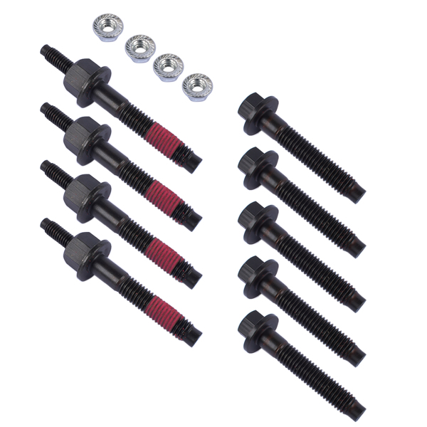 排气歧管螺栓 Exhaust Manifold Bolts Hardware Kit Replacement for Dodge Challenger Ram Jeep Grand Cherokee 6505316AA 6510141AA-8