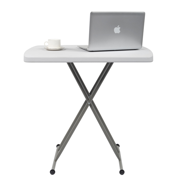 【替换59374361】30*20in 白色 可升降 庭院塑料折叠桌-4