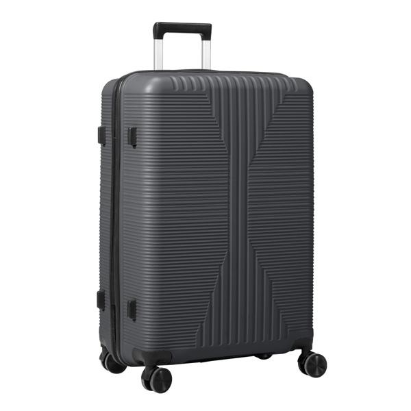 非TSA海关锁单个28寸 PP拉杆箱 28in PP 深灰色-9