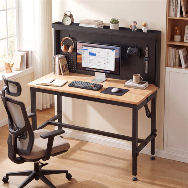 48英寸重型工作台2000LBS容量7层高度可调，内置电源板-4