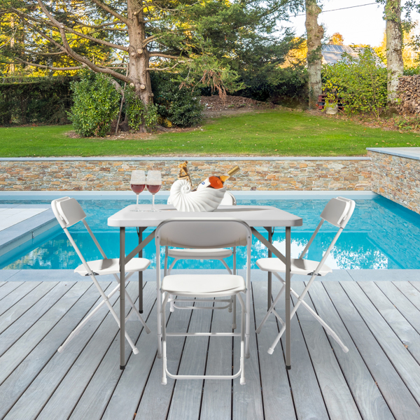 【替换19594030】34"吹塑可折叠方桌-30