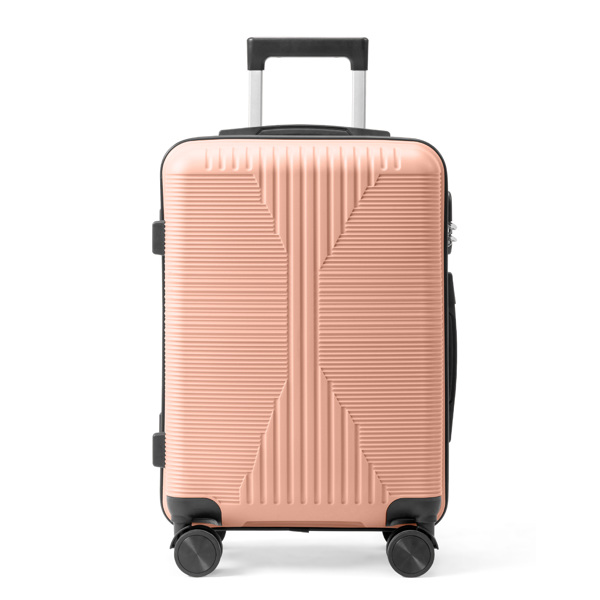 非TSA海关锁单个20寸 PP拉杆箱 20in PP 粉色-4