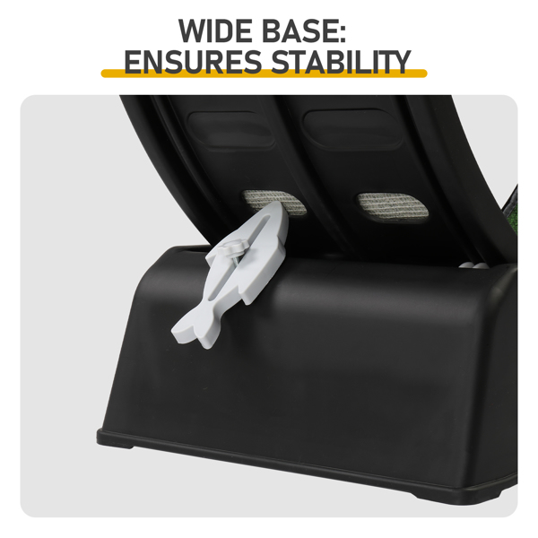 80*34*86CM 黑色 PP 轨道连接片组装 圆形配绿色地毯+1根逗猫棒 15kg 猫跑步机-11