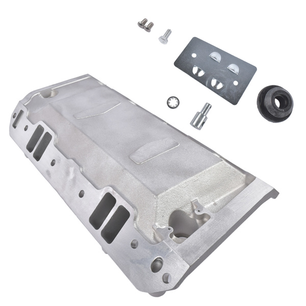 进气歧管 Aluminum Dual Plane 4 Barrel Intake Manifold Replacement for Jeep Cherokee Wagoneer CJ5 CJ6 CJ7 J10 J20 J-2500 AMC AMX V8 GAS 1970-1991-8