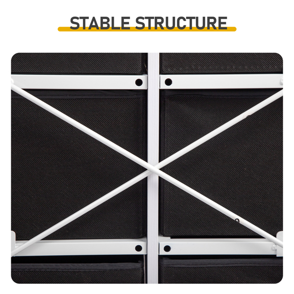 白色 刨花板+无纺布 贴三胺 134*40*86cm 双排4层8抽 抽屉柜 饰面布抽柜-6