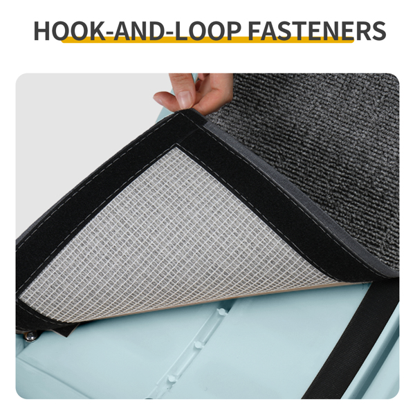 80*34*86CM 浅蓝色 PP 轨道连接片组装 圆形配绿色地毯+1根逗猫棒 15kg 猫跑步机-10