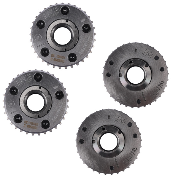 凸轮轴调节器套装 4X Camshaft Phaser VVT Replacement for Jeep Wrangler Dodge Durango Chrysler Pacifica 3.6L-7