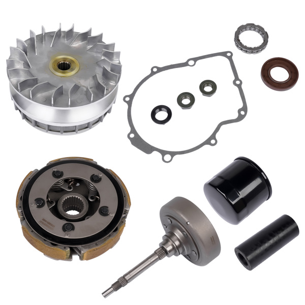 湿式离合器套件 Wet Clutch Shoe Kit Drum Housing Primary Sheave Replacement for Hisun Bennche Excalibur UTV 91103-F39-0000-5