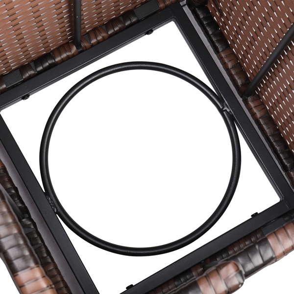 【替换95812680】燃气瓶收纳 棕色渐变 编藤边桌-9