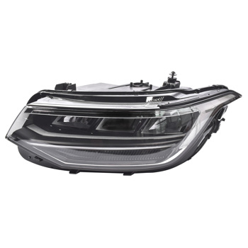 车灯 LED Headlight Headlamp Non-AFS Left Replacement for 2022 2023 2024 VW Tiguan S/SE 2.0L L4