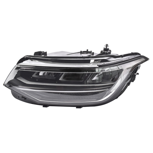 车灯 LED Headlight Headlamp Non-AFS Left Replacement for 2022 2023 2024 VW Tiguan S/SE 2.0L L4-1