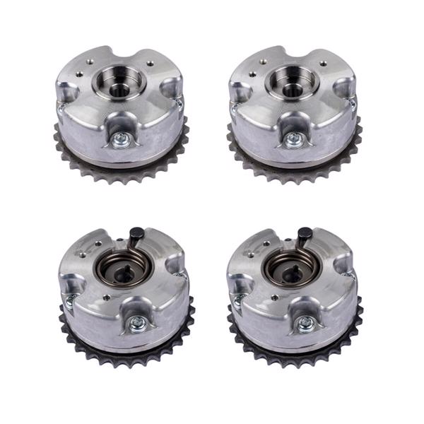 凸轮轴调节器 2x Intake & 2x Exhaust Camshaft Adjuster Replacement for Audi A6 A8 Q7 R8 VW Touareg 4.2 FSI 06E109084K 06E109083L-1