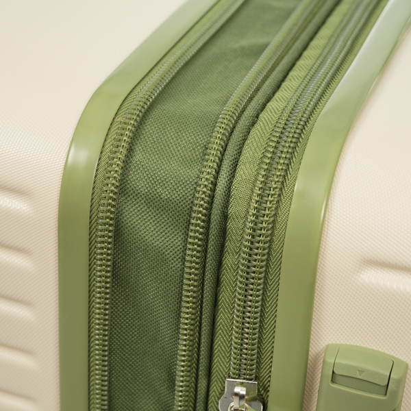 四件套行李箱套装，ABS硬壳轻便可扩展旅行箱，配有4个收纳袋、TSA密码锁和万向轮，男女皆宜（16/20/24/28英寸）--不支持self-pick up且不支持指定仓库发货-13