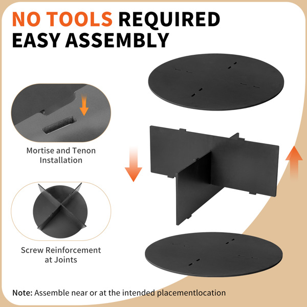 7 层 可360° 旋转 木塑板 60*60*184cm 鞋架 黑色-5