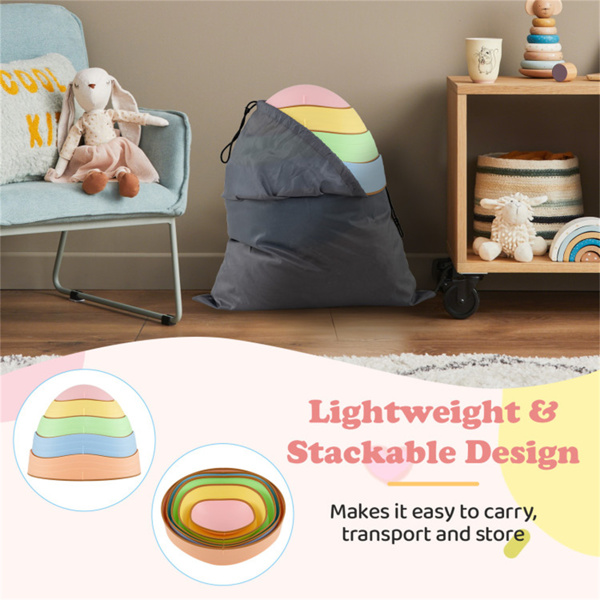 儿童防滑踏板，5号平衡石，带室内外储物袋-7