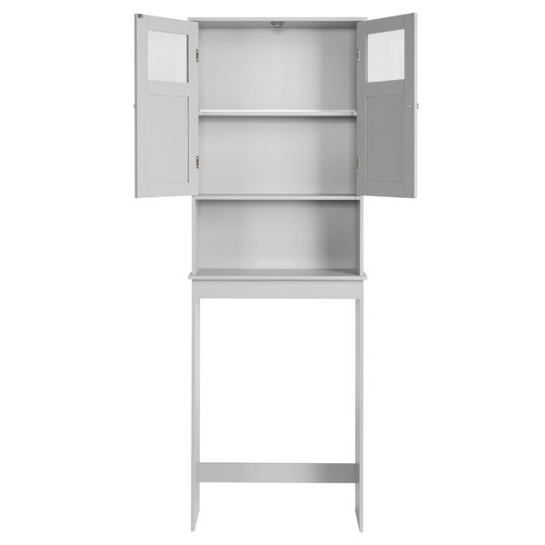 灰色 密度板喷漆 60*22*170cm 双门 马桶柜-3