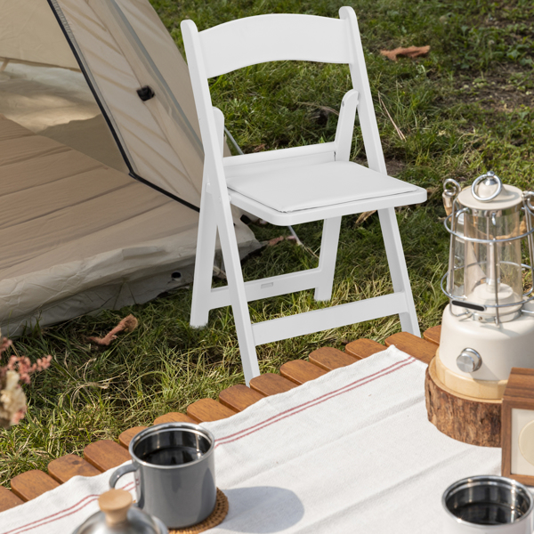 【替换15868578】4pcs 全塑带垫子 白色 庭院全塑折叠椅-16