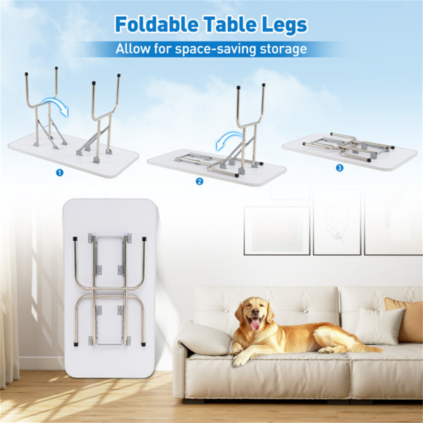 可折叠宠物美容台，带可调节的H形臂，可容纳330磅的小型大型犬-5