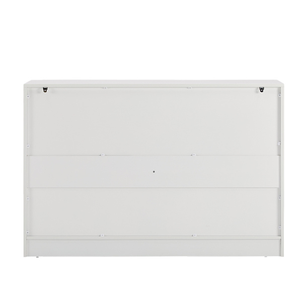 白色  P2刨花板  120*40*80cm  三层七抽 抽屉柜 现代 1pcs-10