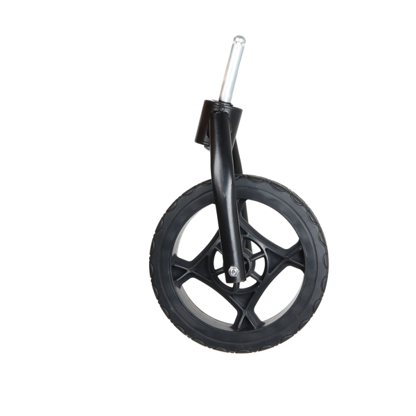 二合一自行车货运拖车/手推车，带可拆卸货箱和防水罩，黑色，带牵引杆和可拆卸把手的手推车/婴儿车，黑色--不支持self-pick up且不支持指定仓库发货-19