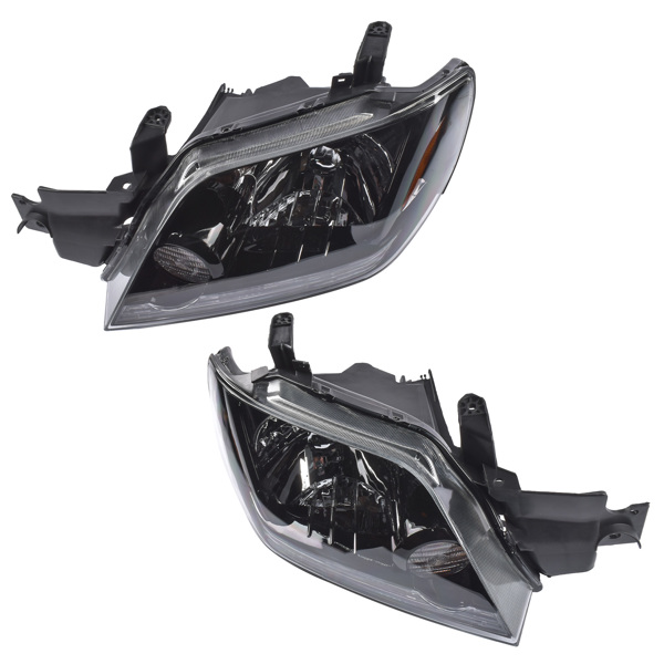 大灯 Pair Headlight Headlamp Left + Right Replacement for Mitsubishi Outlander LS/XLS 2003-2006 MN133515 MN133516-2