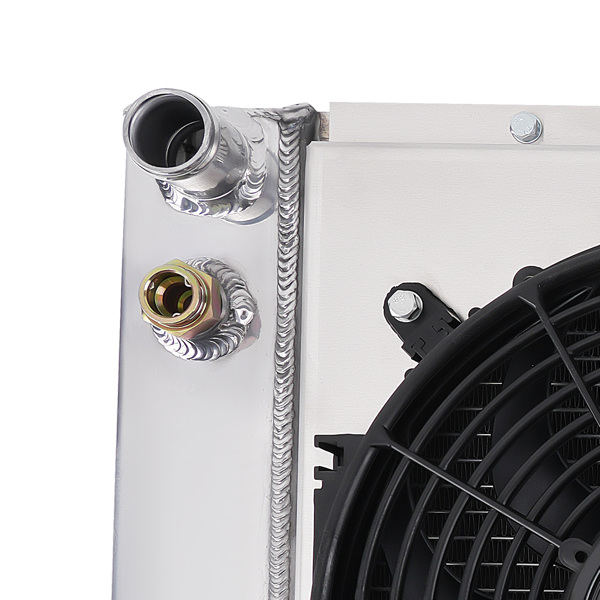 适用于雪佛兰S10/Blazer/GMC Jimmy 4.3L 1996-2005的带风扇的三排冷却散热器-5