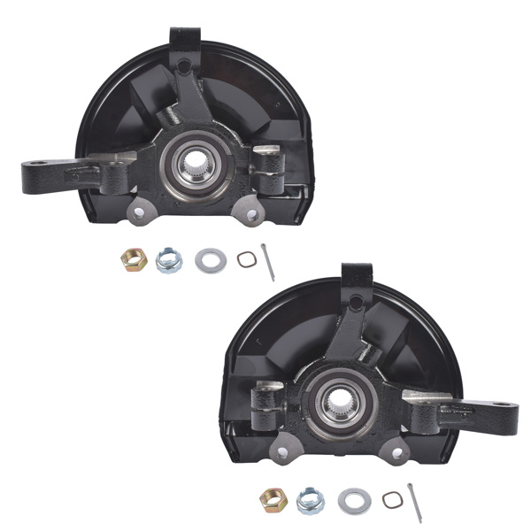 转向节总成 2x Front LH & RH Steering Knuckle & Hub Bearing Replacement for Mitsubishi Outlander 2007-18-3