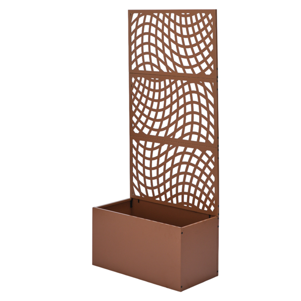 80*40*180cm 3层S型网格拆装款 带种植框  棕色 铁种植-12