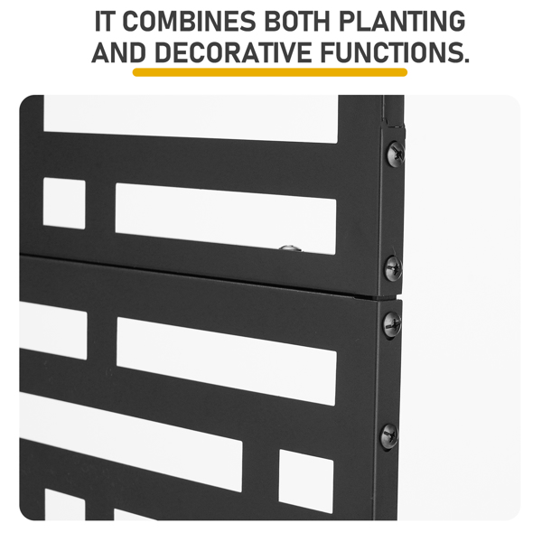 91.5*38*180CM  3层半圆弧顶 网格拆装式 带轮铁花架种植筐 黑色 铁种植-11